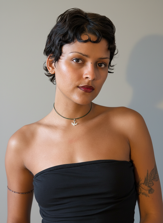 WINGED GODDESS 950 STERLING SILVER NECKLACE - 19jacks