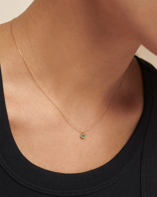 Nested Gem Necklace - 14K Gold - 19jacks