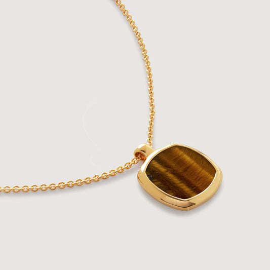 Brown Butter Gemstone Necklace - 14K Gold - 19jacks
