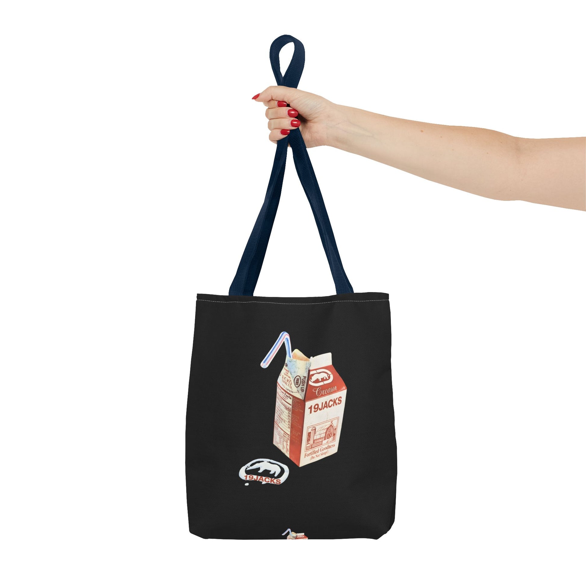 19JACKS CREAM RETRO TOTE BAG - 19jacks