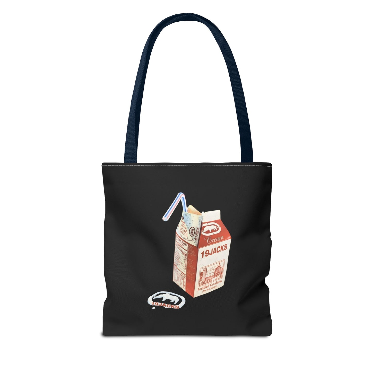 19JACKS CREAM RETRO TOTE BAG - 19jacks