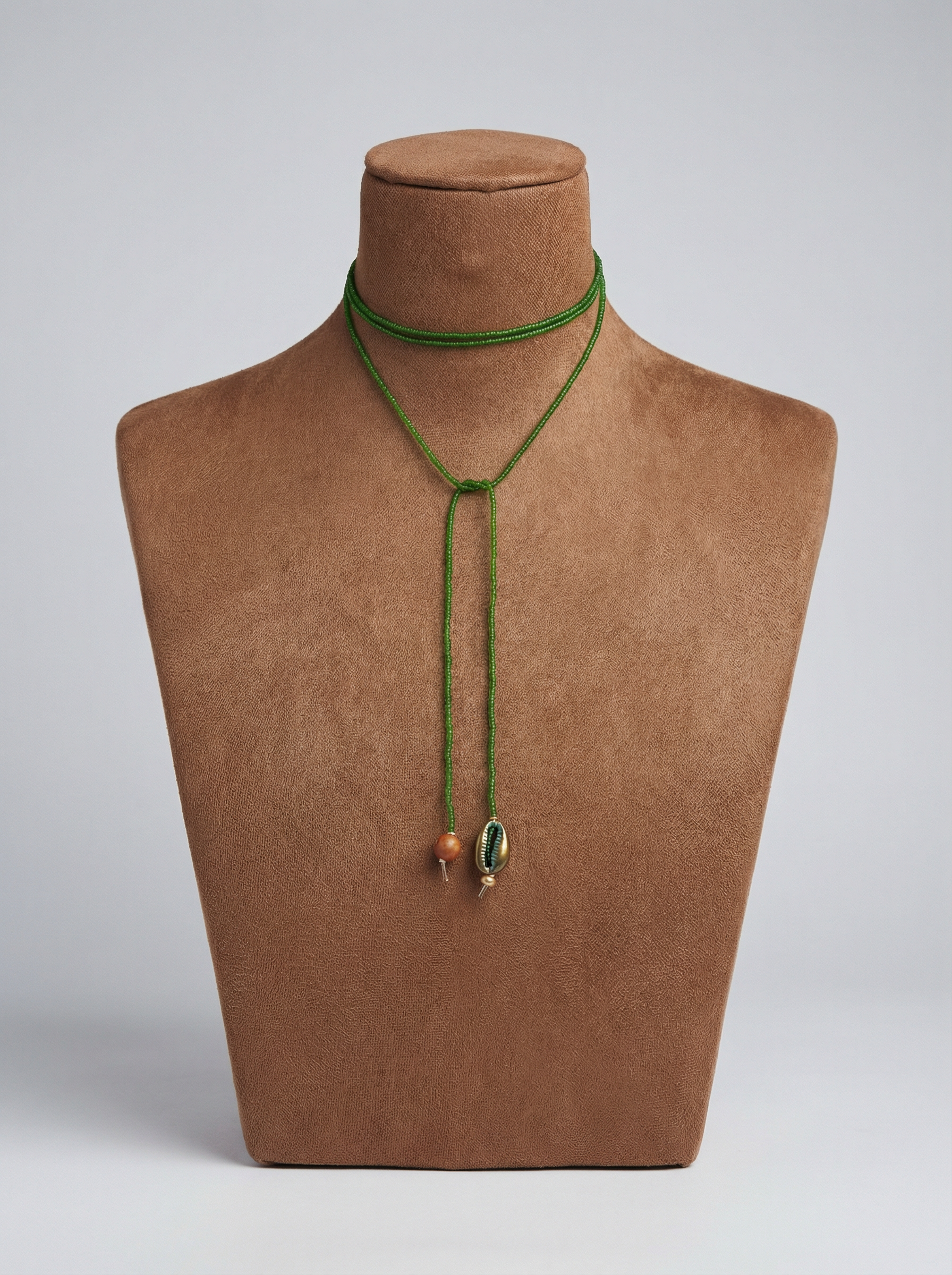 Green Algea Beaded Necklace - 19jacks