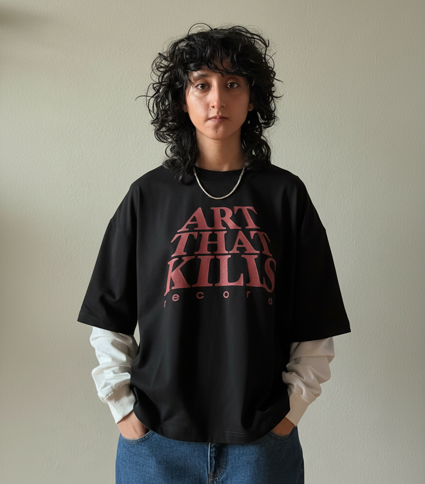 ART THAT KILLS B/W SLEEVE T' - 19jacks