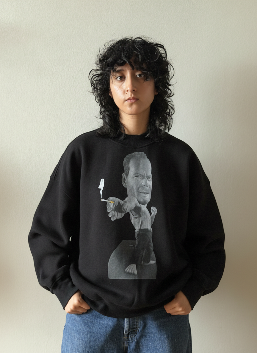 CIGARETTE PUNCH OVERSIZED SWEATSHIRT - 19jacks