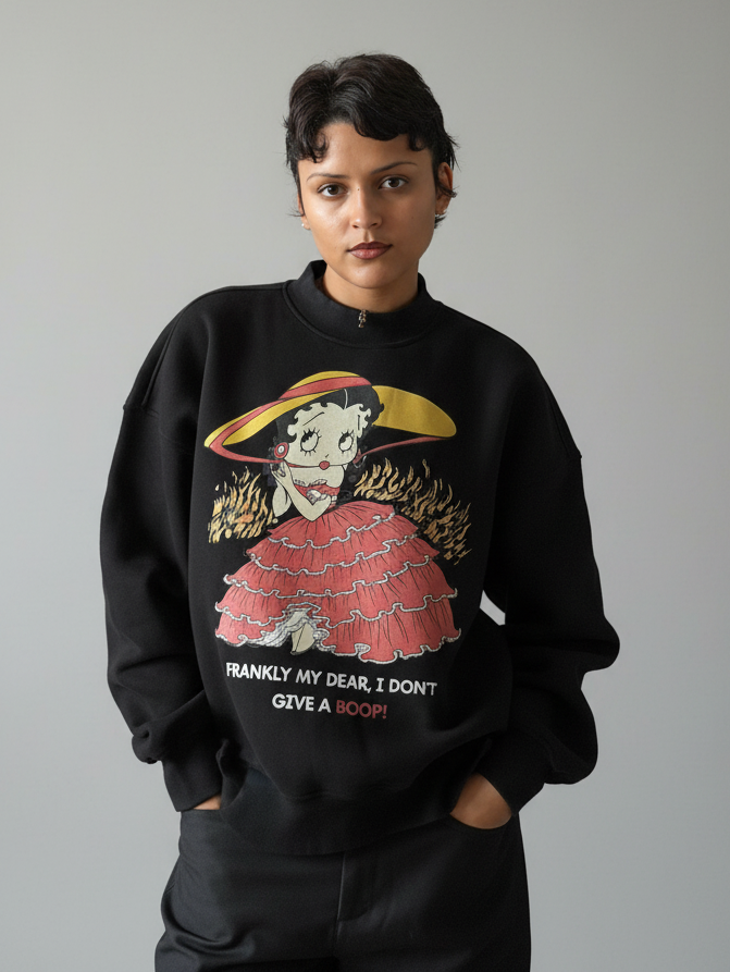 I DON'T GIVE A BOOP SWEATSHIRT - 19jacks