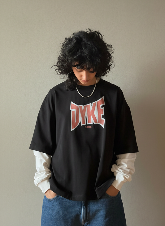 DYKE B/W OVERSIZED SLEEVE - 19jacks