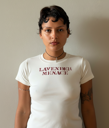 LAVENDER MENACE FITTED T' - 19jacks
