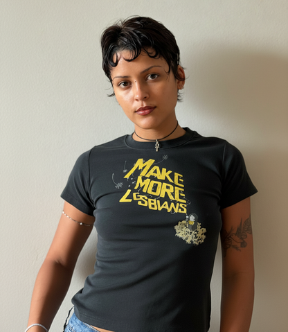 MAKE MORE LESBIANS FITTED T' - 19jacks