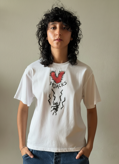SCRATCH ME RED COTTON T' - 19jacks