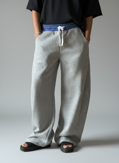 CHECKERED SWEATPANTS - 19jacks
