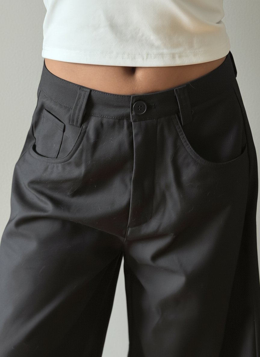 GREEN STITCHED DRESS PANTS - 19jacks