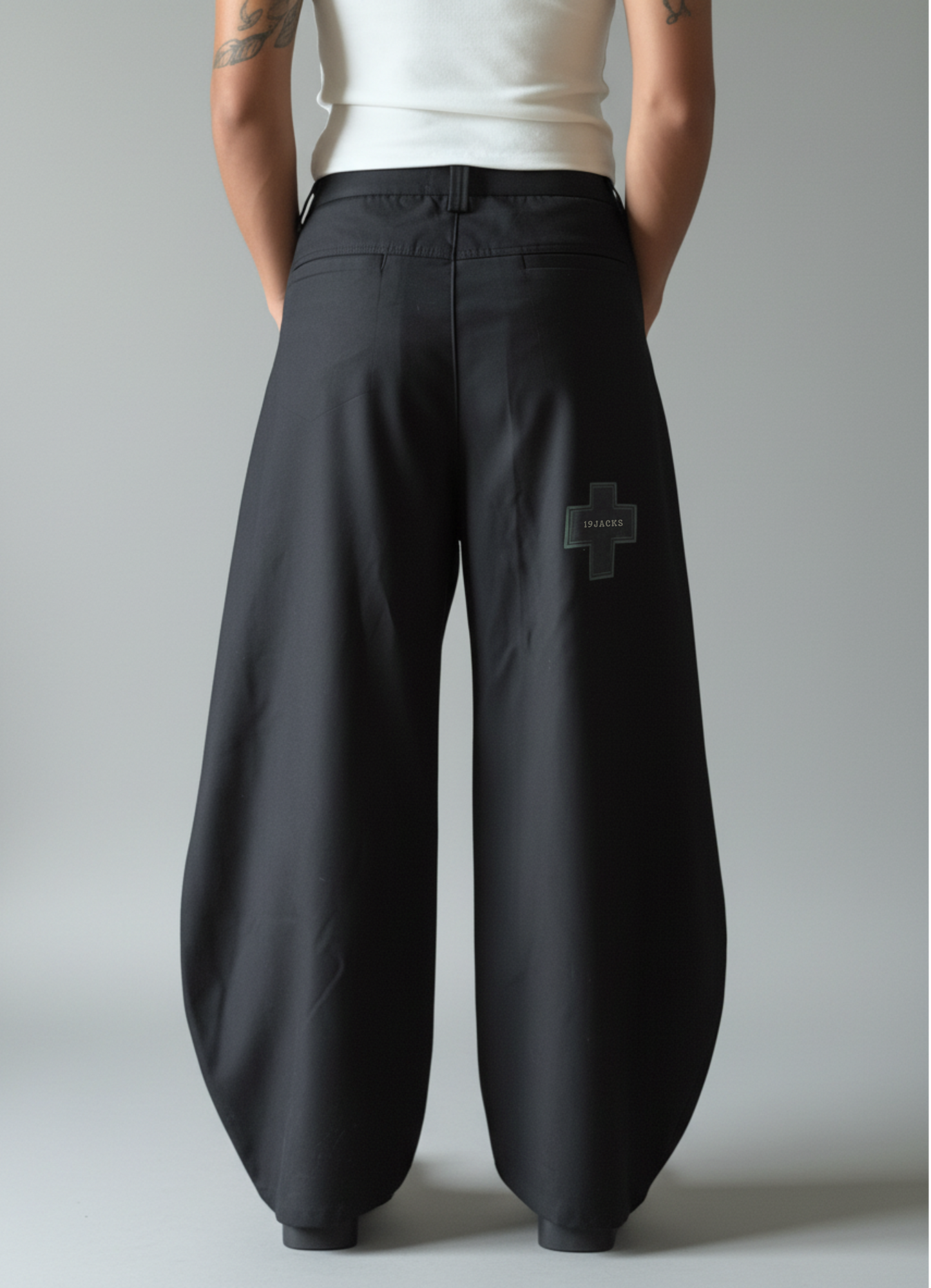 GREEN STITCHED DRESS PANTS - 19jacks